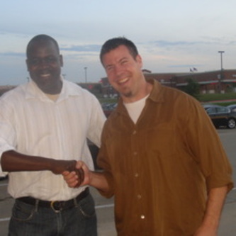 My friend Ken and I  hanging out in 2007 when first moving to Dallas