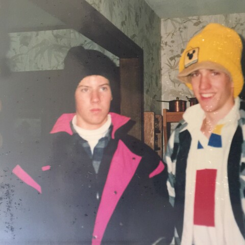 Me with my friend, Greg at 16