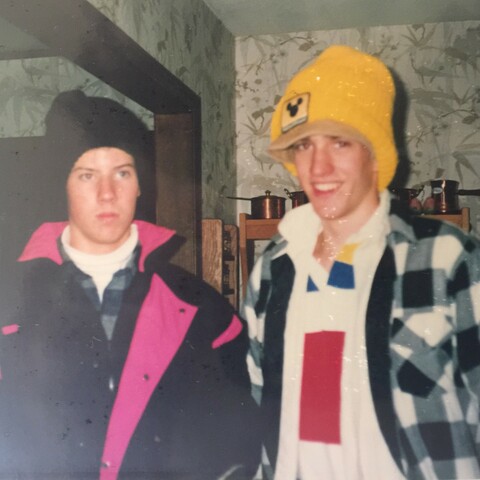 Me with my friend, Greg at 16