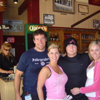 Me, Kelly, Scotty and Jessica after breakfast at Big Bear