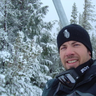 On a lift at Mammoth Mountain Ski Resort