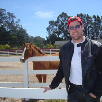 I saw a horse on the  ride back from Pismo and had to stop to say hello