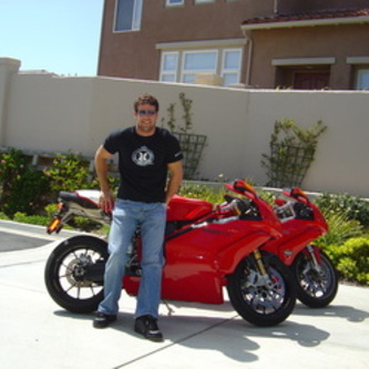 In 2004 the day I got my second Duc for the race track