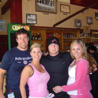 Me, Kelly, Scotty and Jessica after breakfast at Big Bear