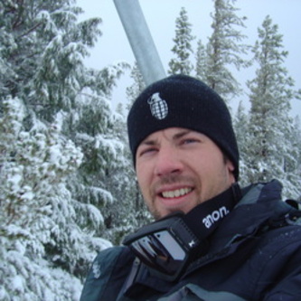 On a lift at Mammoth Mountain Ski Resort