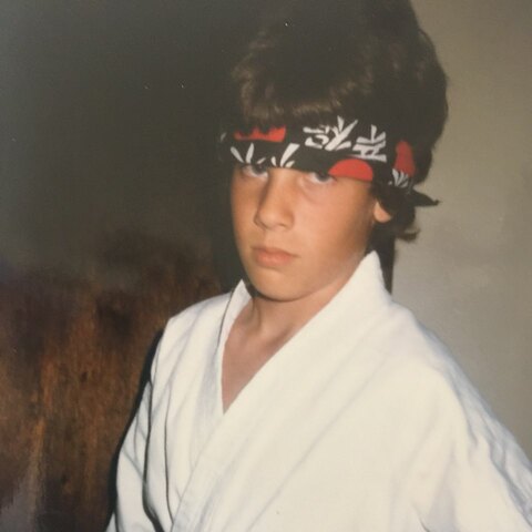 Me at 9 starting Taekwondo